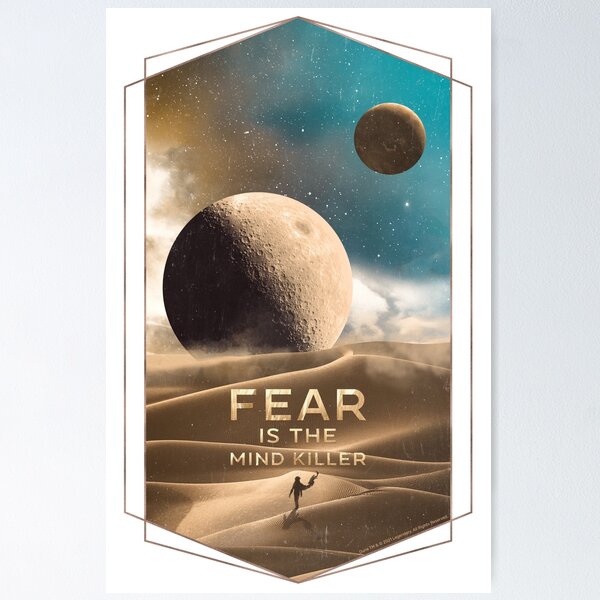 Dune Moons, Muad’Dib on Arrakis Poster