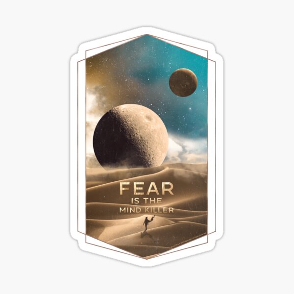 Vista previa del artículo con la obra «Lunas de dunas, Muad'Dib en Arrakis», diseñado y vendido por Dream Artworks.