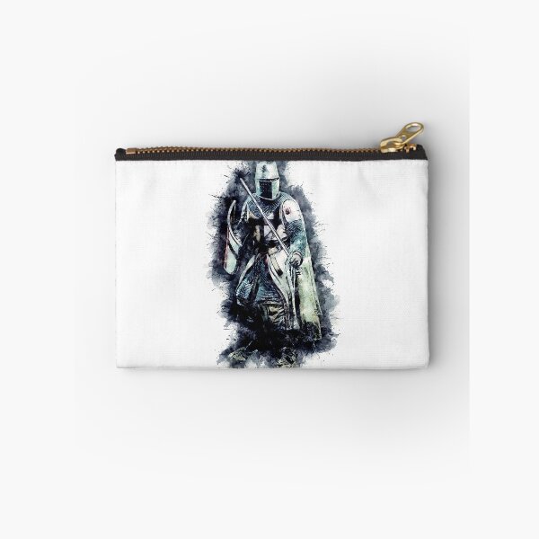 Item preview, Templar Knight The crusader / abstract warrior watercolor portrait designed and sold by Naumovski.