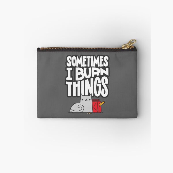 Item preview, Sometimes I Burn Things Cat designed and sold by Blake Stevenson.