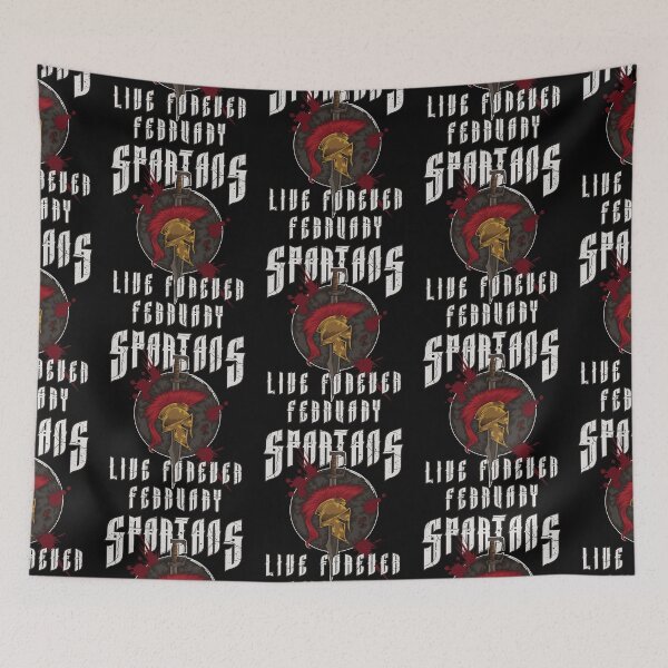 Item preview, Spartans Live Forever February - Greek Birthday designed and sold by anziehend.