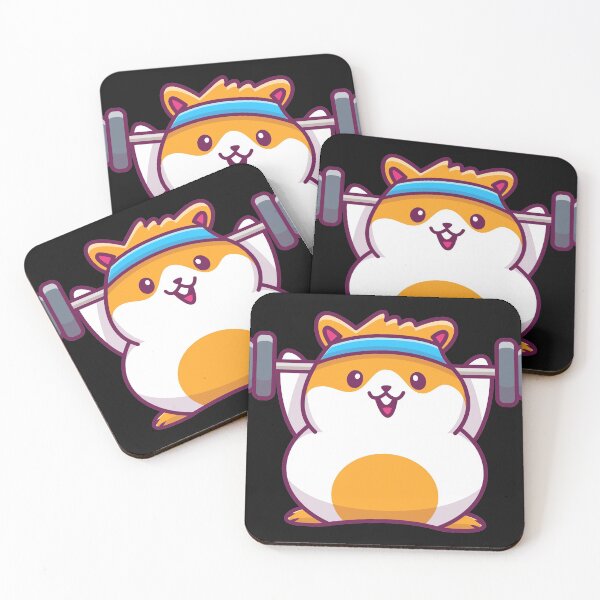 Item preview, Cute Golden Syrian Hamster Gym designed and sold by Red_Stickers.