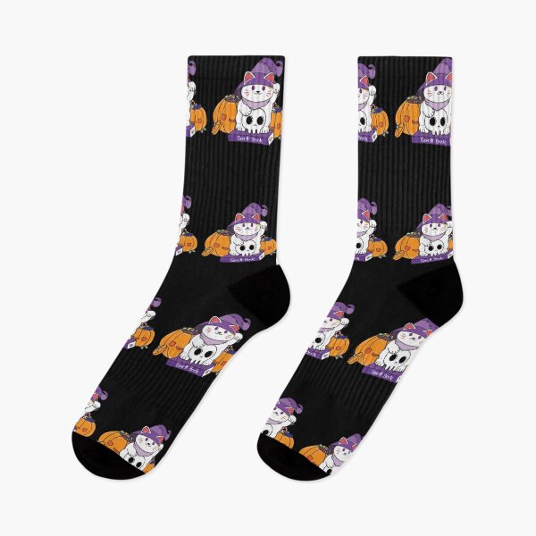 Item preview, Halloween Maneki Neko designed and sold by YueHeng Creates ⭐⭐⭐⭐⭐.