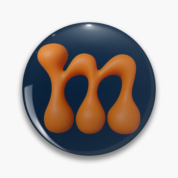 Item preview, Liquid Type Letter M designed and sold by HenrisKas.