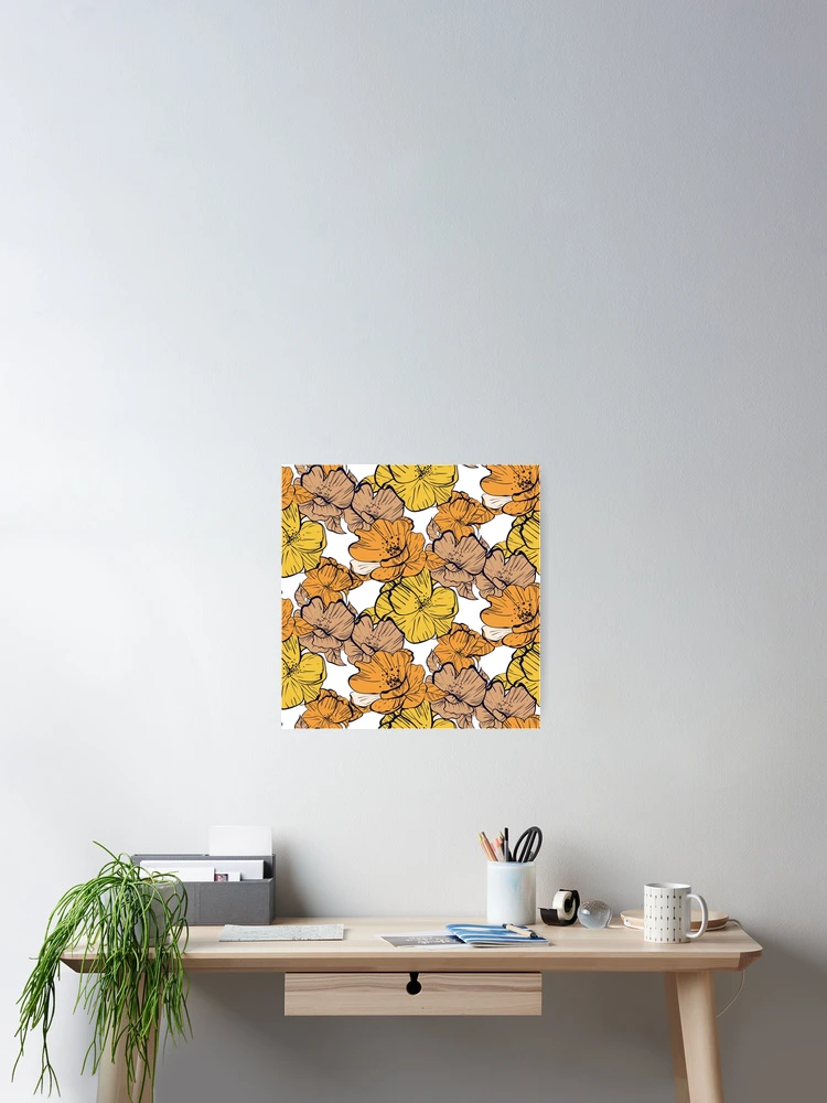 Thumbnail 2 of 3, Poster, Multiflower Design designed and sold by Create-It.