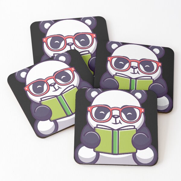 Item preview, Cute Panda Reading Book designed and sold by Red_Stickers.