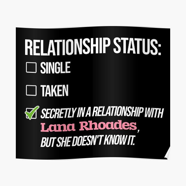 Relationship with Lana Rhoades Poster