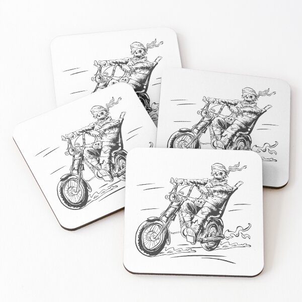 Item preview, Undead Biker Halloween , ghost biker life  designed and sold by TRIBExSPACE.