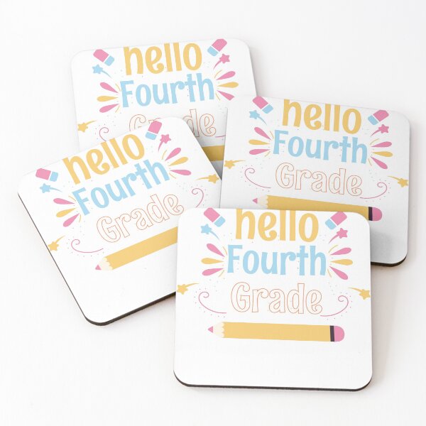 Item preview, hello fourth 4th grade  designed and sold by ACHRAF877.
