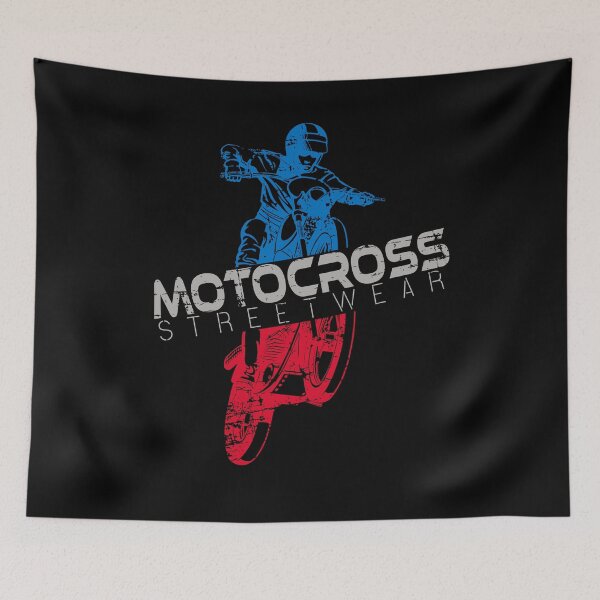 Item preview, Vintage Distressed Style Motocross Enduro Silhouette designed and sold by starider.