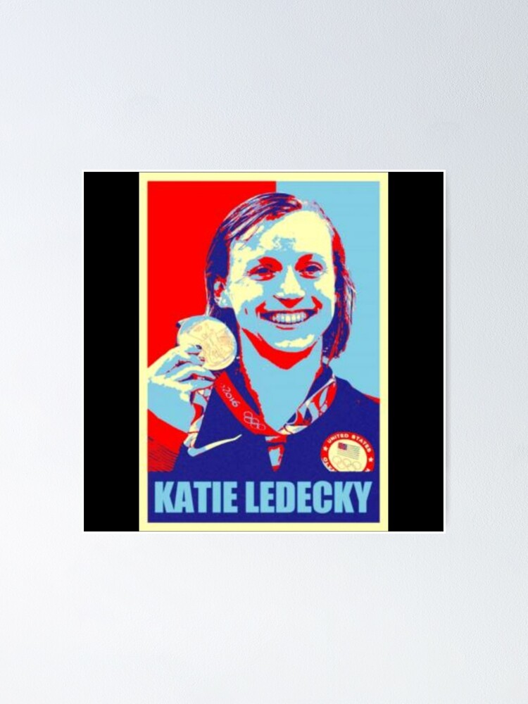 Katie Ledecky Poster By Rbtp10 Redbubble