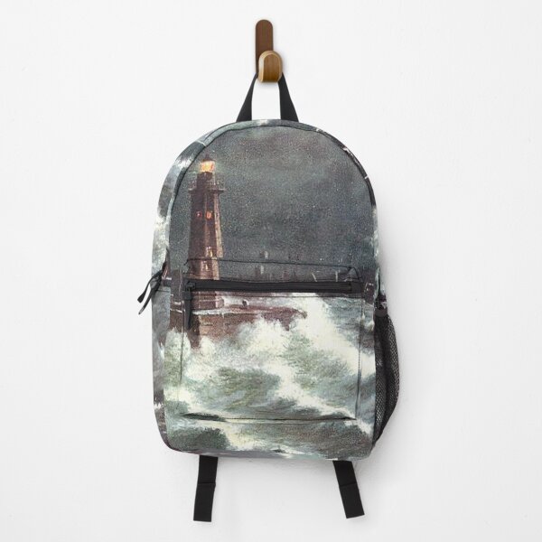 Item preview, Vintage Illustration of rough sea at Anstruther, Fife designed and sold by yourscotland.
