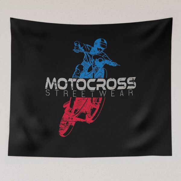 Item preview, Vintage Distressed Style Motocross Enduro Silhouette designed and sold by starider.