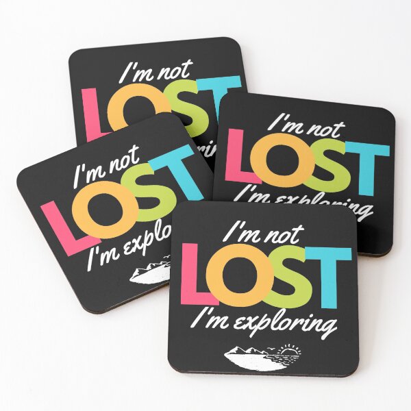 Item preview, I'm not lost, I'm exploring, Adventurers, Back Packers, Explorers,Hikers,Walkers, Orienteering,Rambling  designed and sold by allycat57.