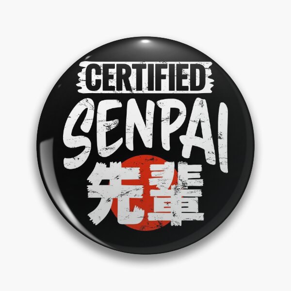 Item preview, Certified Senpai Funny Gift for Anime Lovers designed and sold by Go-Fun.