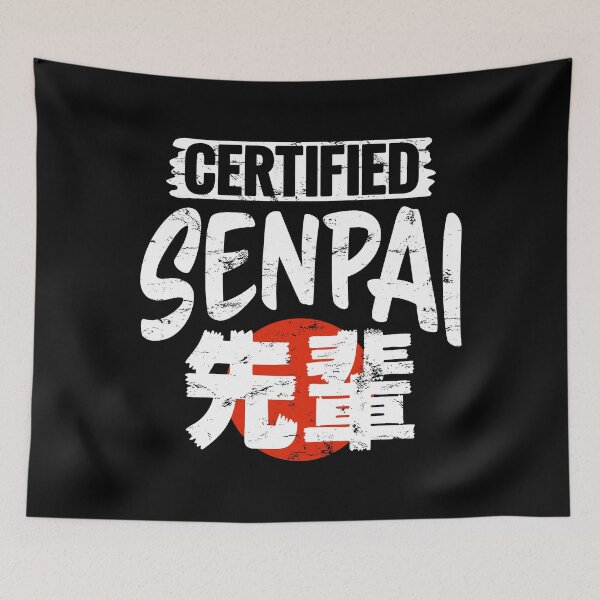 Item preview, Certified Senpai Funny Gift for Anime Lovers designed and sold by Go-Fun.