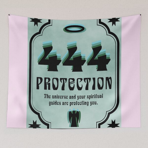 Item preview, Angel Number 444 - teal designed and sold by Julia Santos.