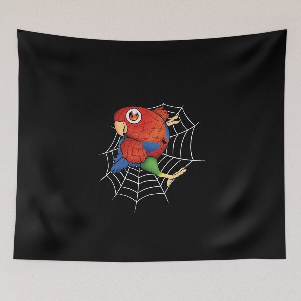 Item preview, Agapornis roseicollis Superhéroe designed and sold by ScarlettsArt.