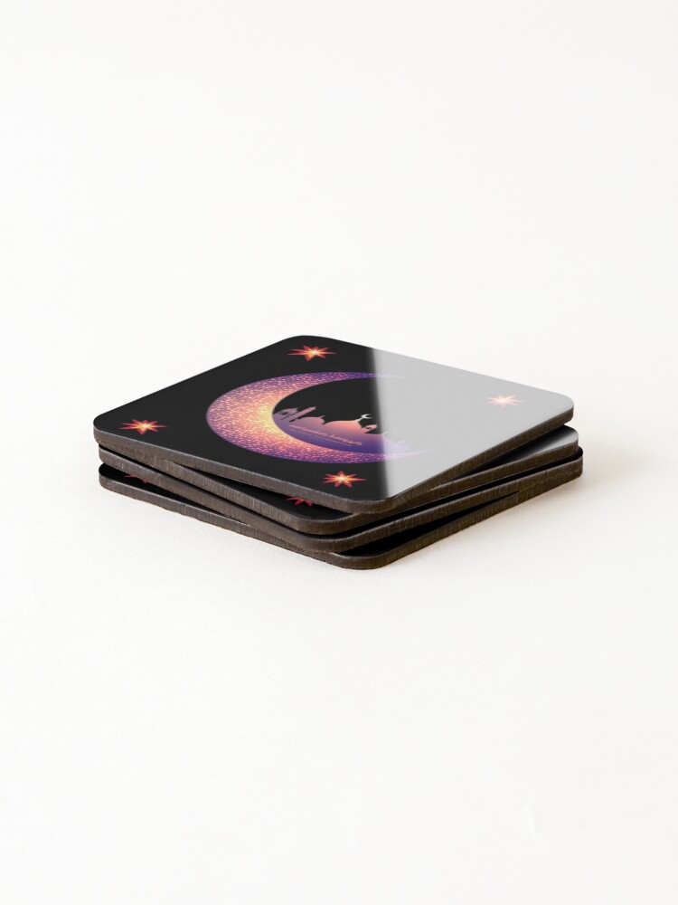 Thumbnail 4 of 5, Coasters (Set of 4), Moons designed and sold by Roshankeenoo.