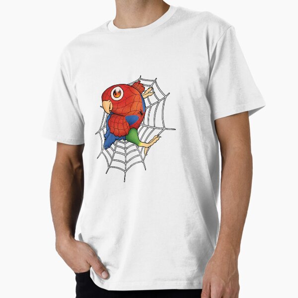 Item preview, Agapornis roseicollis Superhero designed and sold by ScarlettsArt.