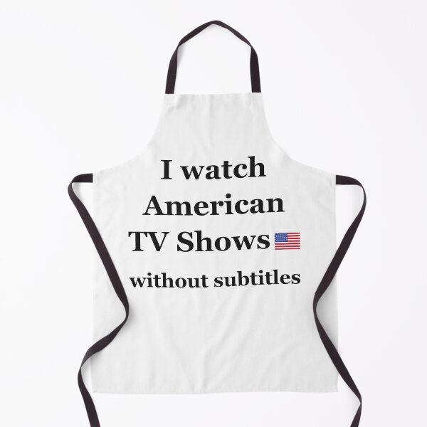 Item preview, I watch American TV Shows without subtitles designed and sold by AnnaRuz.