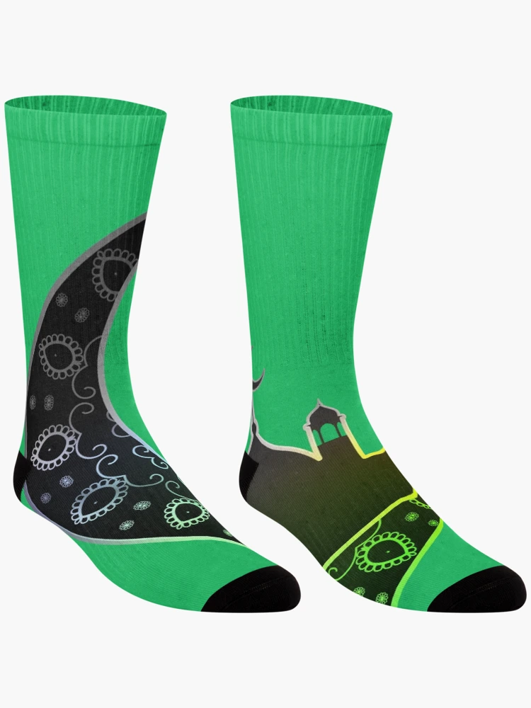 Thumbnail 3 of 5, Socks, Moons designed and sold by Roshan Keenoo.