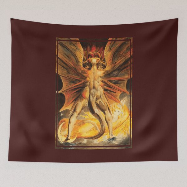Item preview, The Great Red Dragon by William Blake designed and sold by DragonXX.
