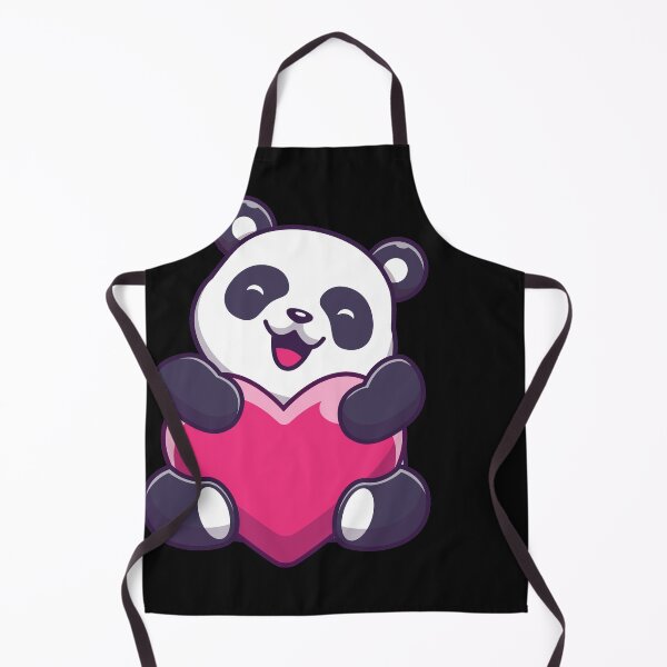 Item preview, Cute Panda Hug Love Heart designed and sold by Red_Stickers.