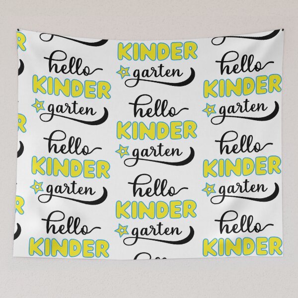 Item preview, Hello Kindergarten, Back to School designed and sold by ShutterKapan.