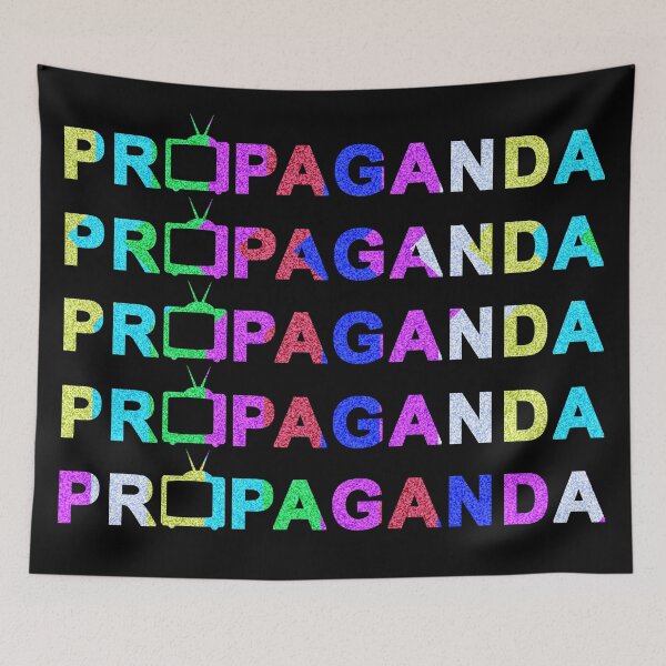 Item preview, Propaganda Fake News Glitch TV Noise designed and sold by ArtOfRebellion.