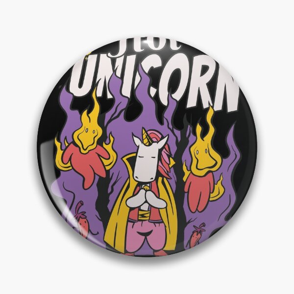 Item preview, Hot Burning unicorn on fire halloween Comics designed and sold by TRIBExSPACE.