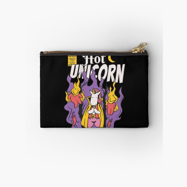 Item preview, Hot Burning unicorn on fire halloween Comics designed and sold by TRIBExSPACE.