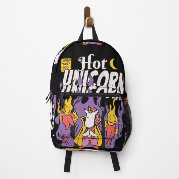 Item preview, Hot Burning unicorn on fire halloween Comics designed and sold by TRIBExSPACE.