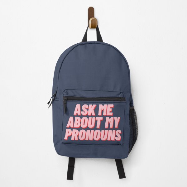 Item preview, Ask Me About My Pronouns designed and sold by polishalpaca.