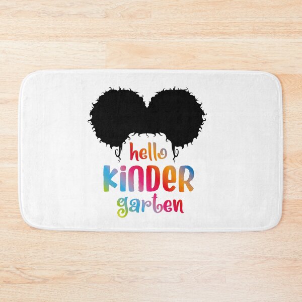 Item preview, Hello Kindergarten, Back to School, Black girl hair designed and sold by ShutterKapan.