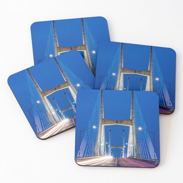 Item preview, Night Driving On Bill Emerson Bridge designed and sold by mljdwhite.