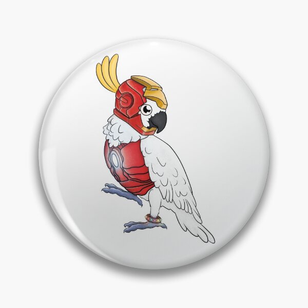 Item preview, Cockatoo Superhero designed and sold by ScarlettsArt.