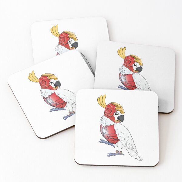 Item preview, Cockatoo Superhero designed and sold by ScarlettsArt.