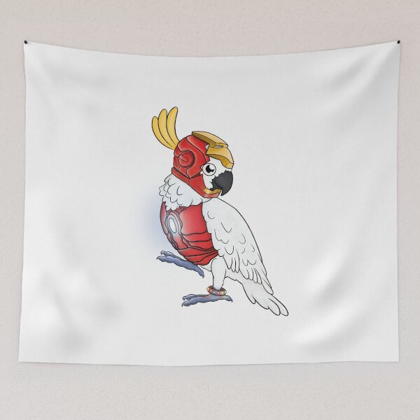 Item preview, Cockatoo Superhero designed and sold by ScarlettsArt.