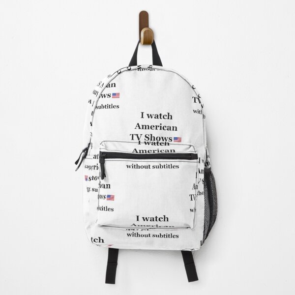 Item preview, I watch American TV Shows without subtitles designed and sold by AnnaRuz.