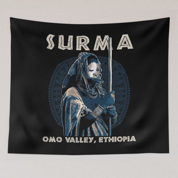 Item preview, Surma Tribe, Omo Valley Southern Ethiopia, African Pattern Tribal Design designed and sold by Proverbial Wisdom Design.