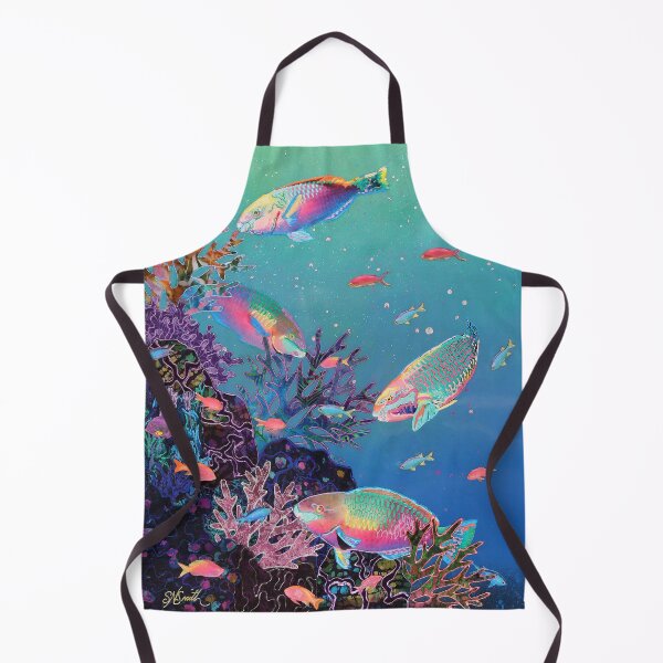 Item preview, Parrotfish Parade designed and sold by Susan-Naomi Smith.