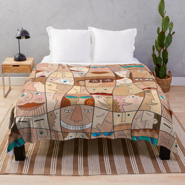 Item preview, Abstract faces of people designed and sold by YlanaOm.