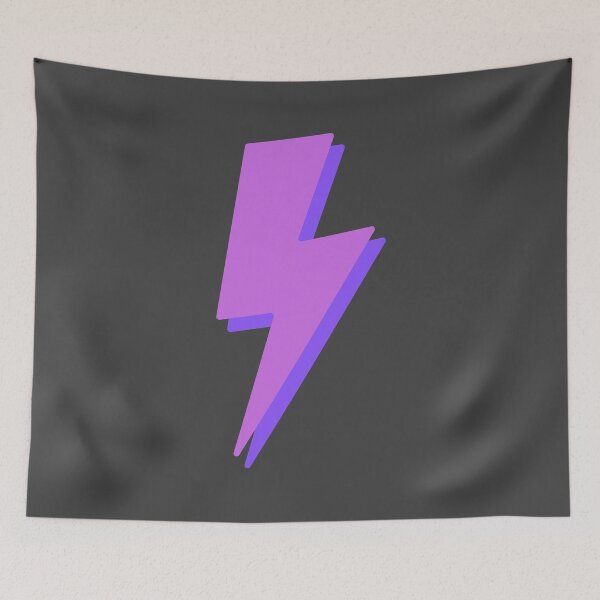 Item preview, Purple Lightning Bolt designed and sold by polishalpaca.
