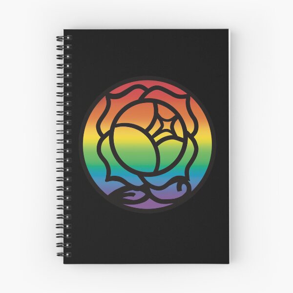 Item preview, Revolutionary girl rainbow rose logo background designed and sold by Namidere7.