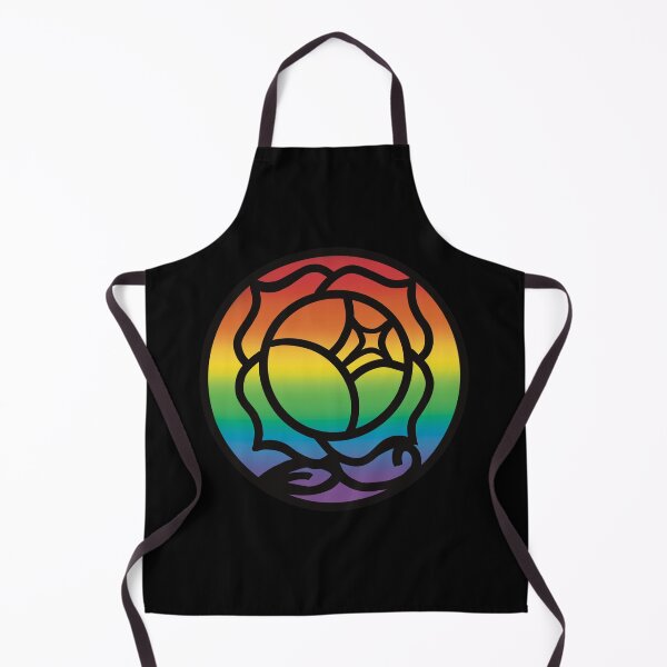 Item preview, Revolutionary girl rainbow rose logo background designed and sold by Namidere7.