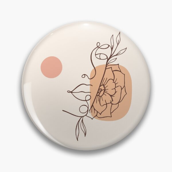 Item preview, Woman face with flower and leaves designed and sold by Almusawwir.