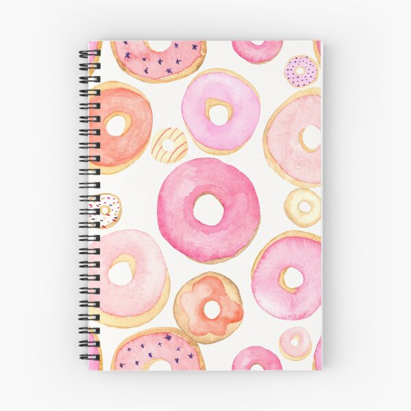 Artikelvorschau, WAERCOLOR ROSA DONUTS-MUSTER entworfen und verkauft von BilberryCreate.