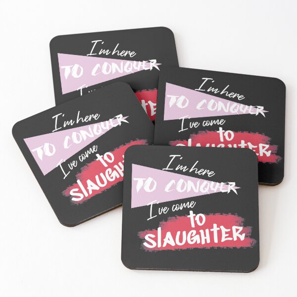 Item preview, I'm here to conquer, I've come to slaughter! (Red/Purple) Dark designed and sold by Sander-sonia.