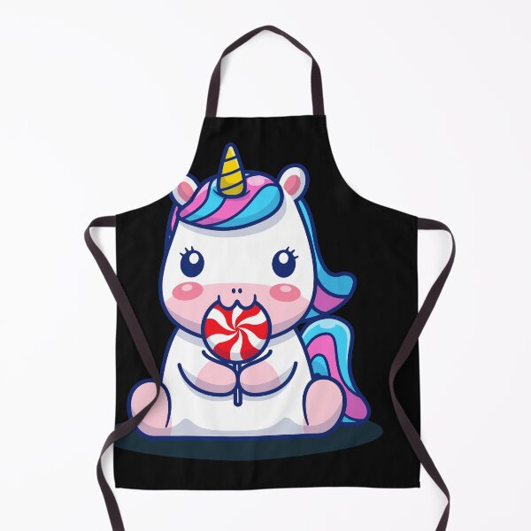 Item preview, Lindo unicornio comiendo piruleta designed and sold by Red_Stickers.